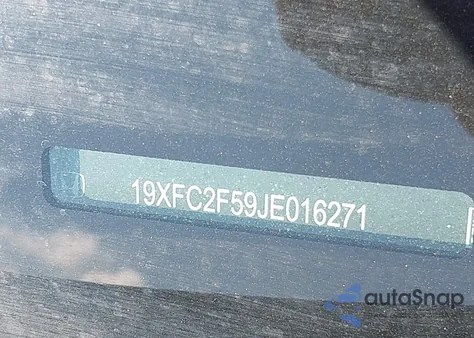 2018 Honda Civic Lx z USA, uszkodzony, nr VIN 19XFC2F59JE016271